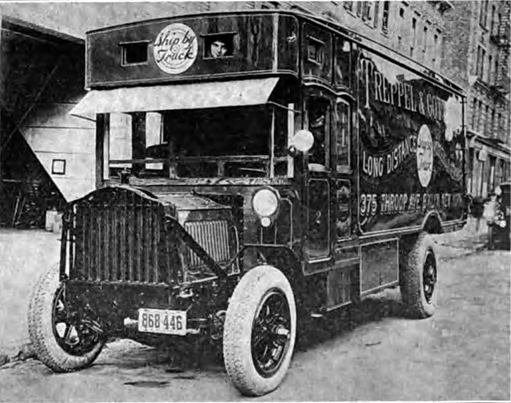 Фото из журнала «Тhe motor truck» 1921 года